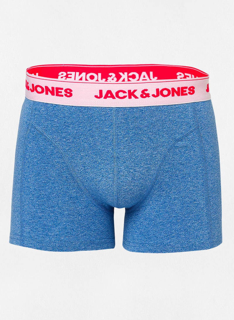 JACK & JONES Logo Band Melange Trunks (Pack of 3)  - Image 2