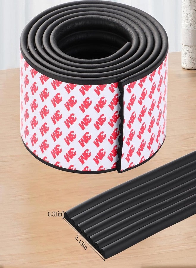 JEMICA Corner Protector for Baby, Widen Edge Protector with Adhesive Backing, Baby Proofing Edge Corner Protect Self Adhesive Furniture Guard Bumper for Table, Desk, (2 Meter) (Black) - Image 2
