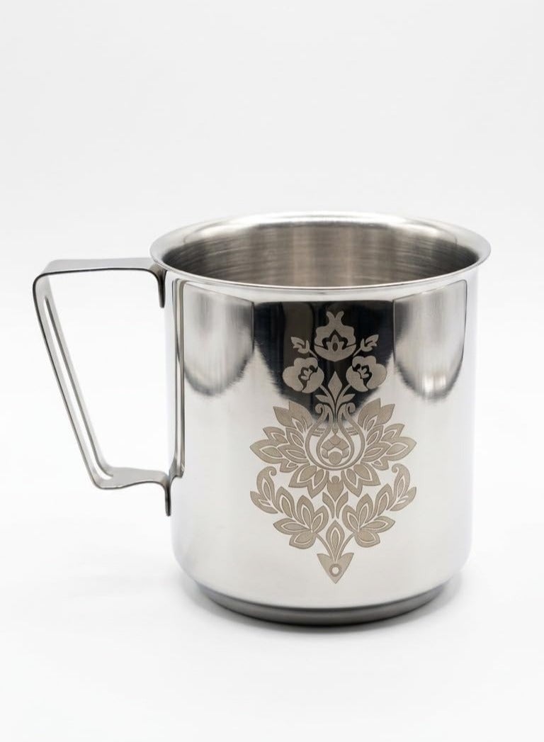 Stainless Steel Milk Pot with Handle, Multi-Purpose Coffee and Milk Heating Cup for Electric Stove, Durable Heat Resistant (1000 Milliliters) - Image 3