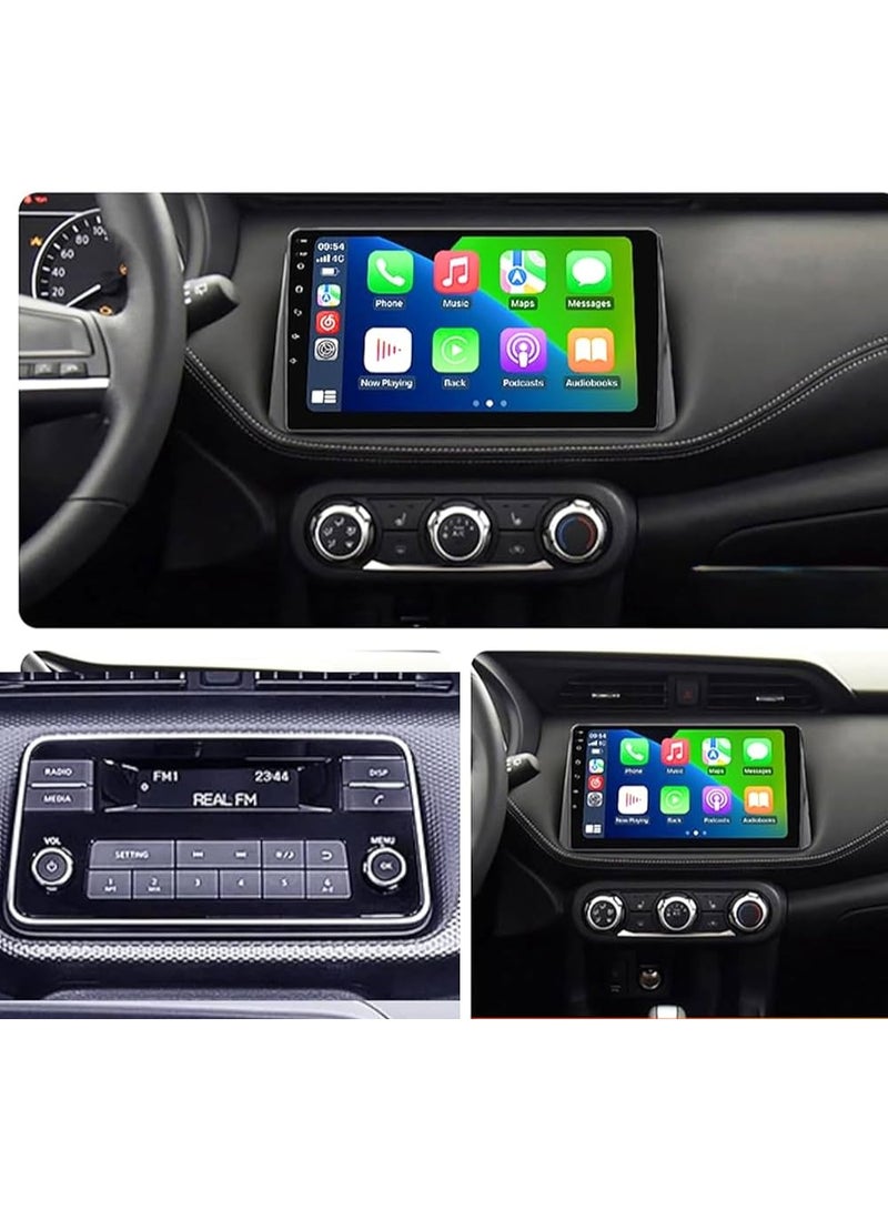 Vierex Fit Nissan Sunny Car Stereo Sunny 2020-2024 Android Screen With Apple Carplay Android Auto Wireless WiFi DSP FM&AM BT AHD Camera Included Fast Interface (4+32GB Carplay 8CORE) - Image 2