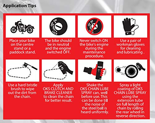 OKS German Chain Lube Spray 500 ml - Image 4