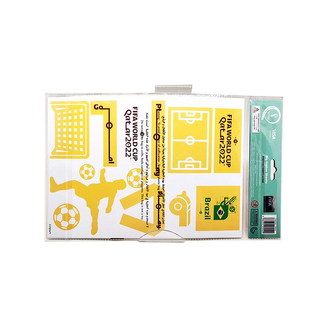 FIFA Brazil National Team A4 Sticker Sheets, 2-Pack , 3+ Yrs, Enhances Creativity & Motor Skills - Image 3