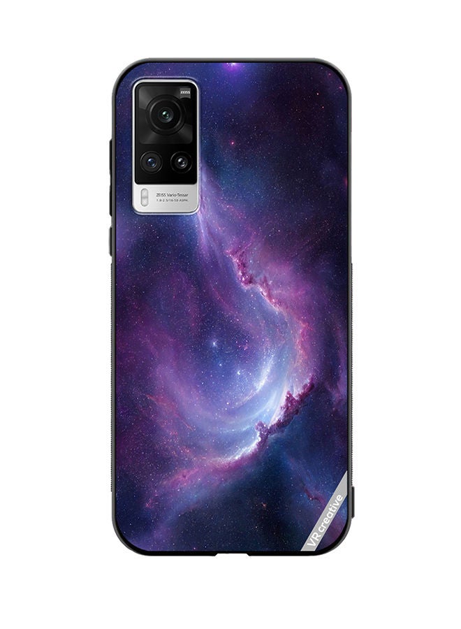 VR CREATIVE Protective Case Cover For Vivo X60 Pro Galaxy With Colorful Nebula Design Multicolour - Image 1