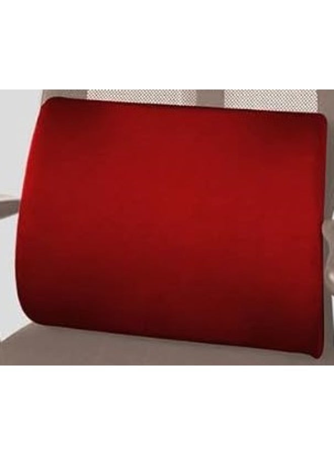 Flamingo Orthopedic Foam Backrest Pillow | Memory Foam Back Rest Cushion for Pain Relief | Lumbar Support Backrest Cushion for Office Chairs & Cars | Small | Brown | - Image 2