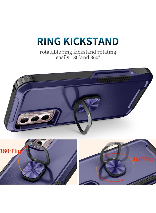 S-TOP Case For Motorola Moto G Stylus 4G / 5G 2022 3 in 1 Ring Holder PC + TPU Phone Case - Image 2
