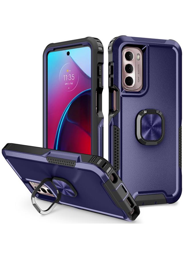S-TOP Case For Motorola Moto G Stylus 4G / 5G 2022 3 in 1 Ring Holder PC + TPU Phone Case - Image 1