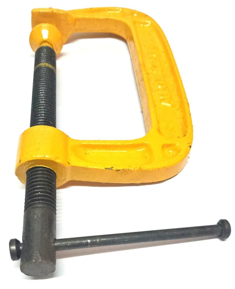 LOVELY BST 4" Inch Heavy Duty G Clamp C Clamps For Holding Products Tools Items - Pack of 2 Multicolour - Image 5