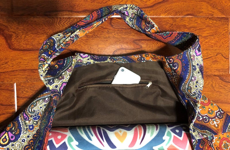 あおぞら(AOZORA) Aozora Yoga Mat Bag Large Yoga Mat Tote Sling Carrier with Pockets Fits Mats with Multi-Functional Storage Pockets Light and Durable (Celestial) - Image 5