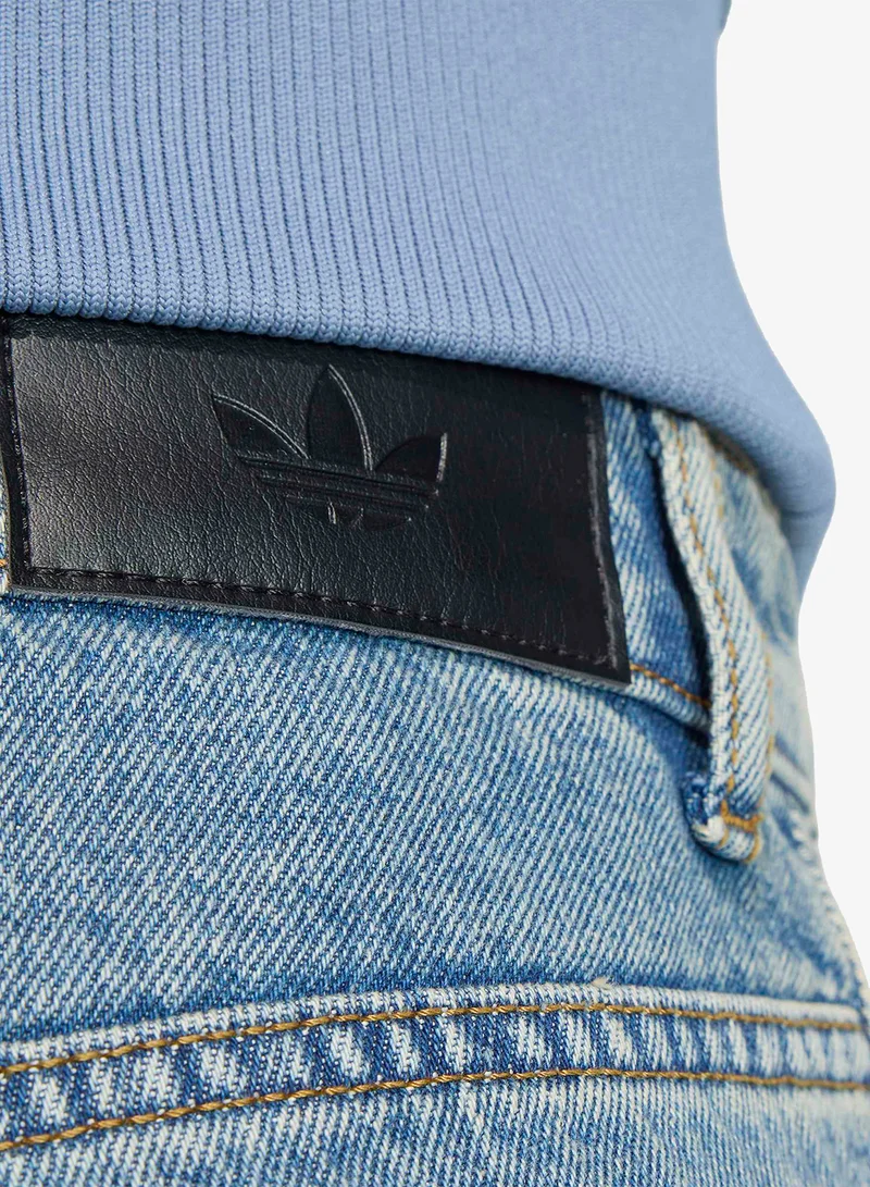 Adidas Originals WORBLU Firebird Adicolor Denim Jorts for Men | Best Price UAE