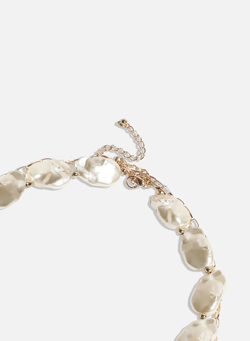 SOHI Illuminated Tranquility Artificial Necklace Jewellery