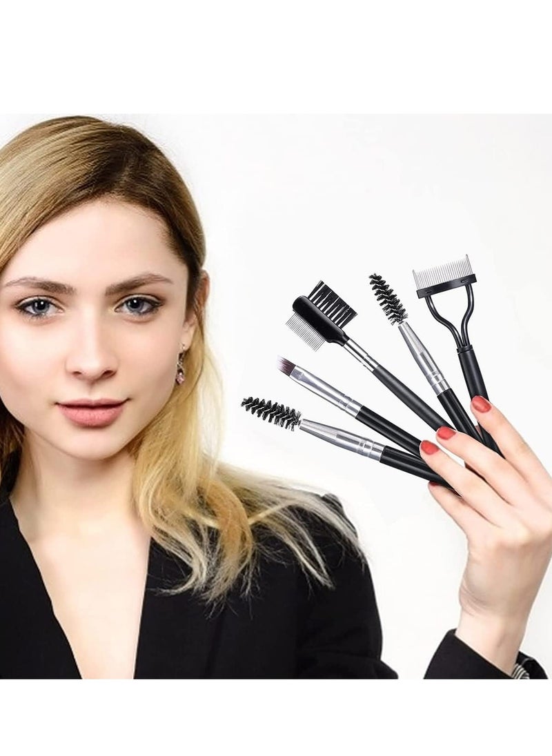 SYOSI - Eyelash Grooming Brush Eyelash Separator Mascara Applicator Eyebrow Comb Brush for Making Up Supplies（5 Pieces） - Image 1