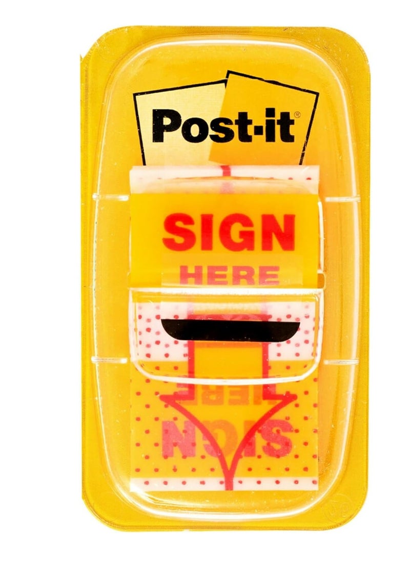 Post It 50-Piece Sign Here Index Flags With Dispenser  - Image 3