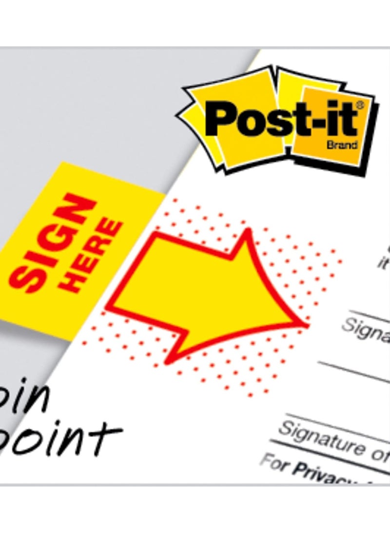 Post It 50-Piece Sign Here Index Flags With Dispenser  - Image 2