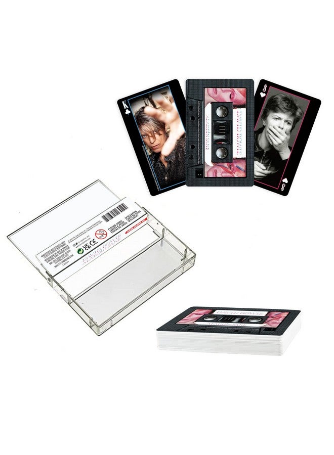 Aquarius Aquarius David Bowie Cassette Premium Playing Cards -David Bowie Themed Deck of Cards for Your Favorite Card Games - Officially Licensed David Bowie Merchandise & Collectibles - Image 1