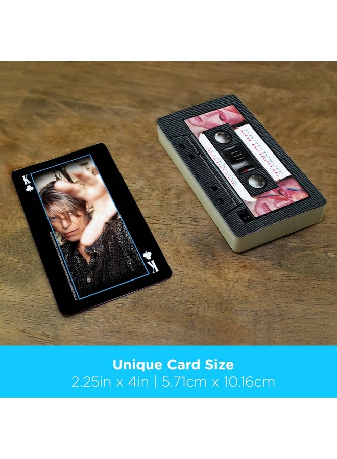 Aquarius Aquarius David Bowie Cassette Premium Playing Cards -David Bowie Themed Deck of Cards for Your Favorite Card Games - Officially Licensed David Bowie Merchandise & Collectibles - Image 5