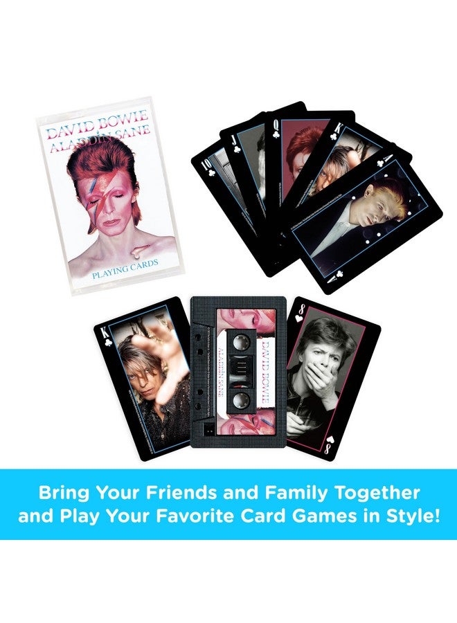 Aquarius Aquarius David Bowie Cassette Premium Playing Cards -David Bowie Themed Deck of Cards for Your Favorite Card Games - Officially Licensed David Bowie Merchandise & Collectibles - Image 2