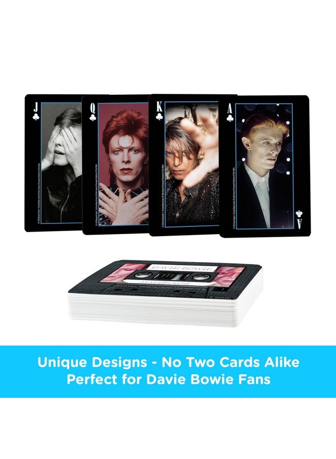 Aquarius Aquarius David Bowie Cassette Premium Playing Cards -David Bowie Themed Deck of Cards for Your Favorite Card Games - Officially Licensed David Bowie Merchandise & Collectibles - Image 3