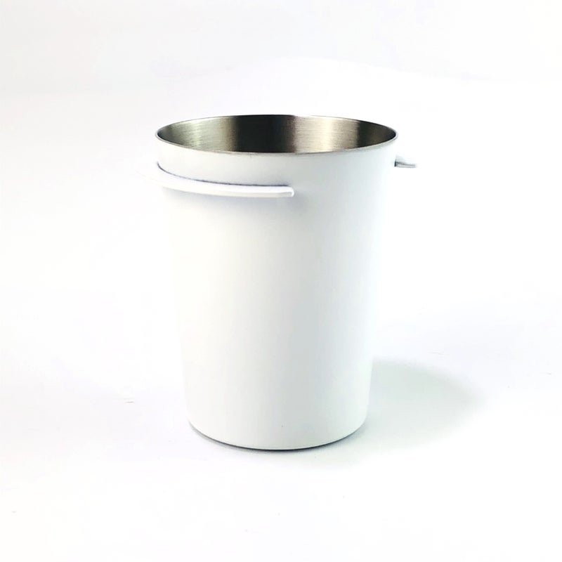 Niche Bean Coffee Grinder Powder Collector Compak R120 Coffee Grinder Powder Cup Coffee Machine Handle Powder Cup(54 handle powder Cup type 2 stainless steel primary color) - Image 5