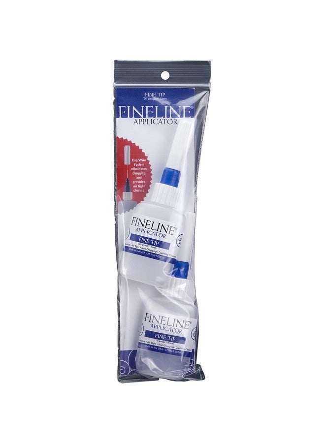 20 Gauge Applicators & Bottles - Empty, pack of 2