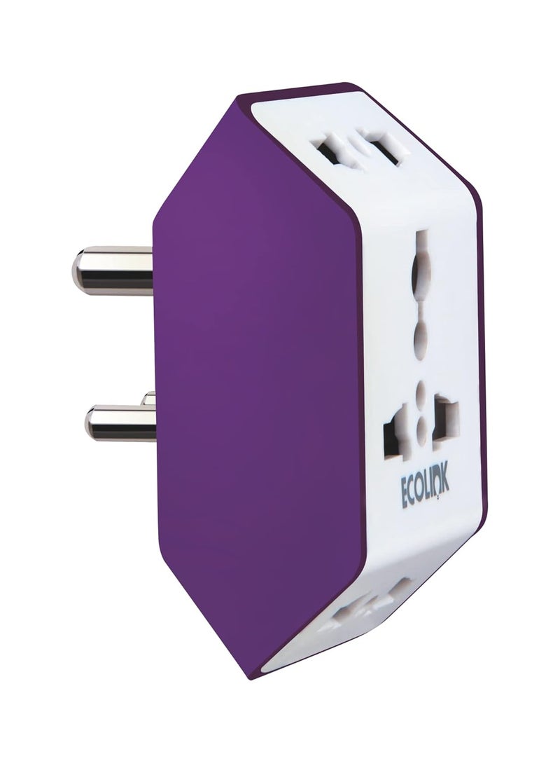 ECOLINK EcoLink Multiplug Socket 6A Pack of 1  - Image 3