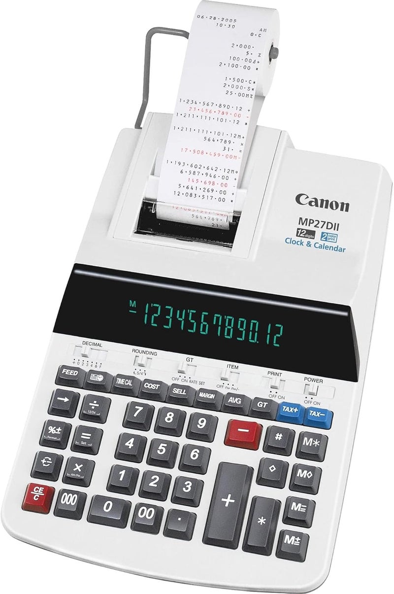 Canon MP27DII Printing Calculator, Gray - Image 2