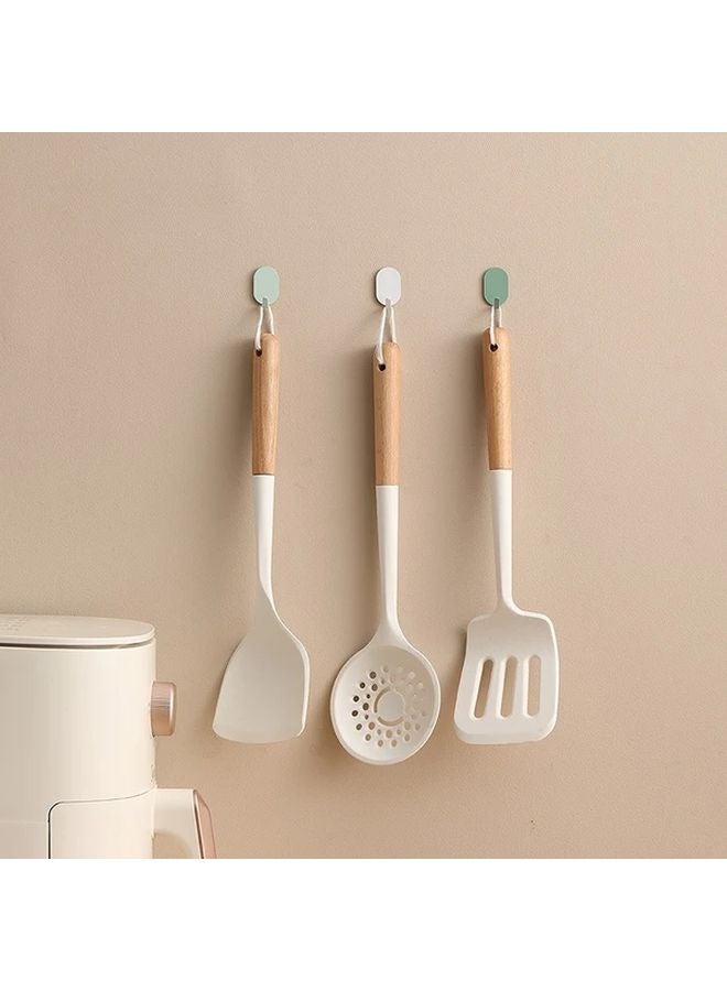 16pcs Color Mixing Self Adhesive Metal Hooks Heavy Duty Wall Hooks for Coats Towels Keys - Image 5