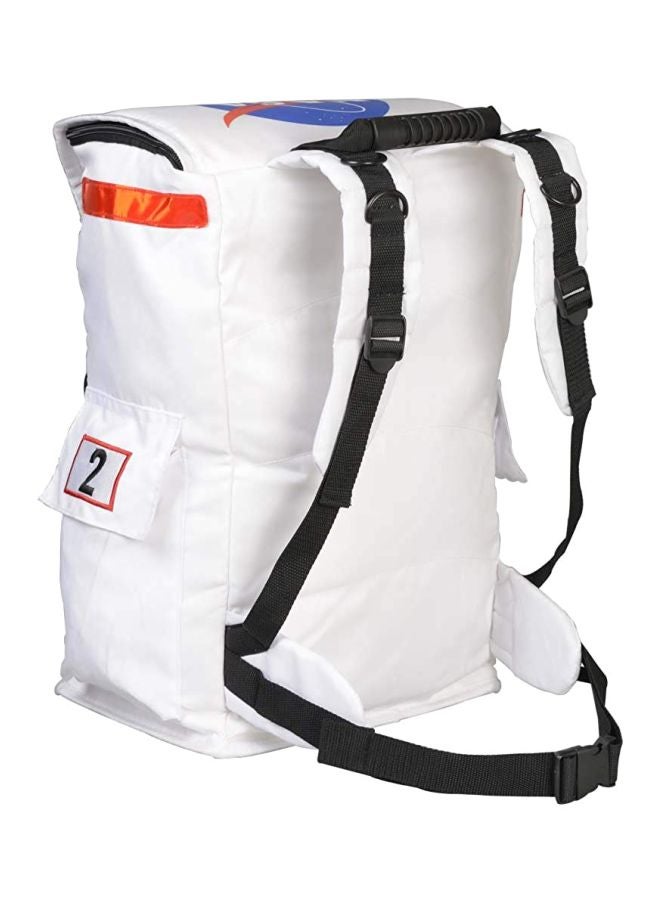 Aeromax Jr. Astronaut Backpack, White, with NASA patches - Image 4