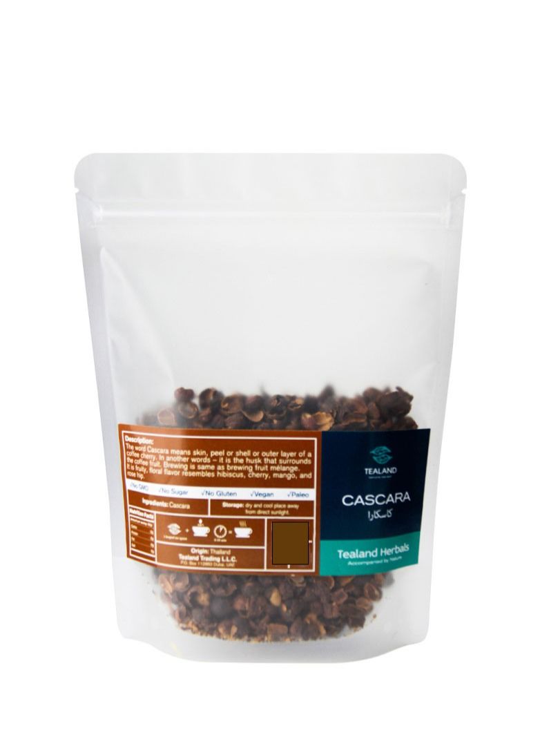 تيلاند شاي الأعشاب Cascara Malty & Rich 100٪ مكونات طبيعية مضادات الأكسدة غنية تساعد على التخلص من التوتر - مهدئ ومهدئ Tisane 100g - Image 1