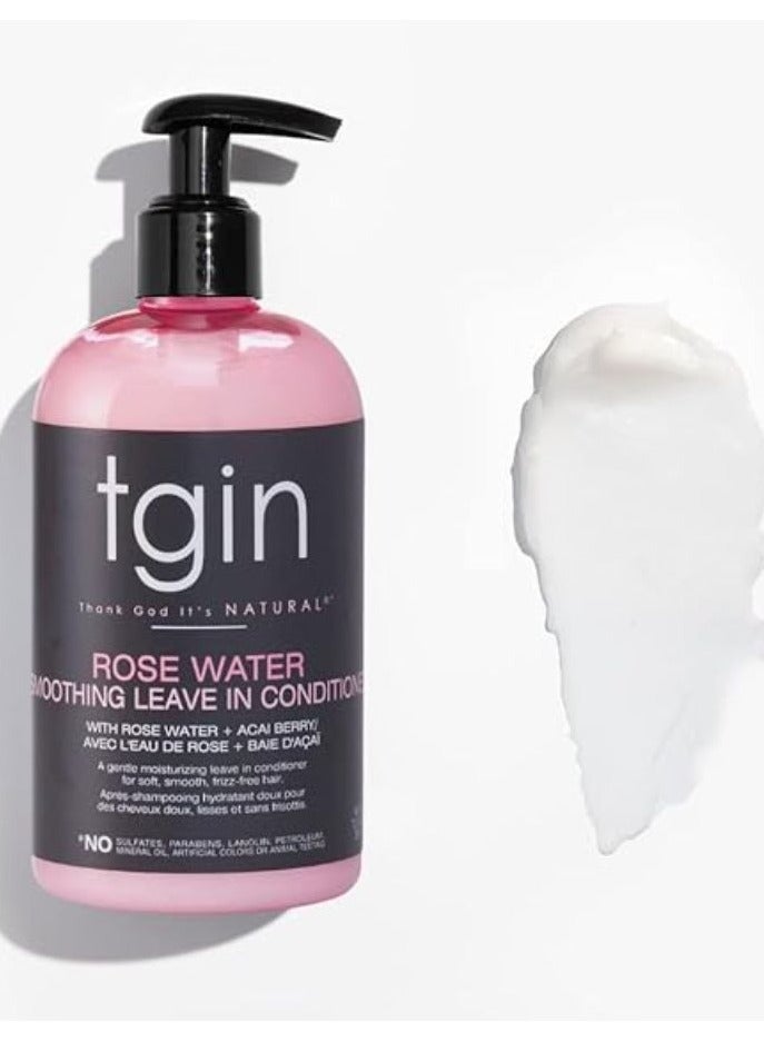 Tgin Rose Water Smoothing Leave In Conditioner - Image 3