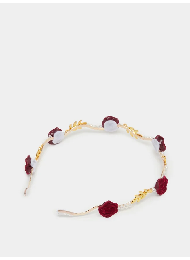 ستايلي Styli Embellished Faux Pearl Headband
