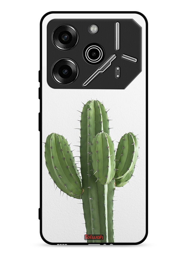 Tolwak Tecno Pova 6 Pro 5G Protective Case Cover Cactus Plant - Image 1
