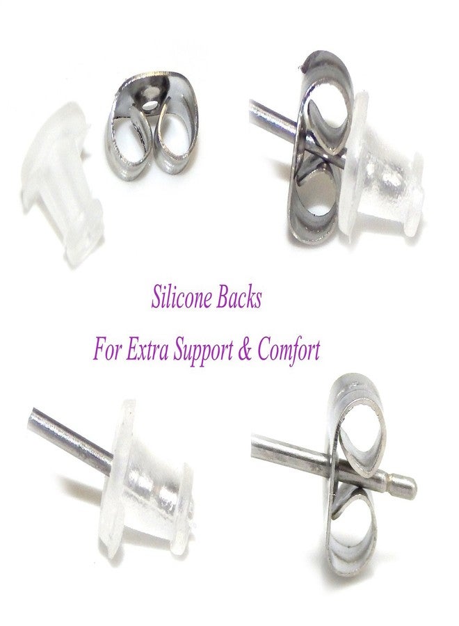 ICYROSE 925 Sterling Silver Anchor Small Stud Earrings 19323 - Image 4