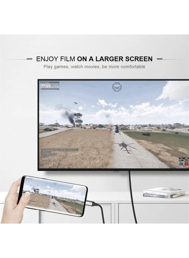 QGeeM TypeC To HDMI Adapter 4K Cable Adapter Suitable For Mobile Phone Computer Converter-Color:Typec To Hdmi - Image 5