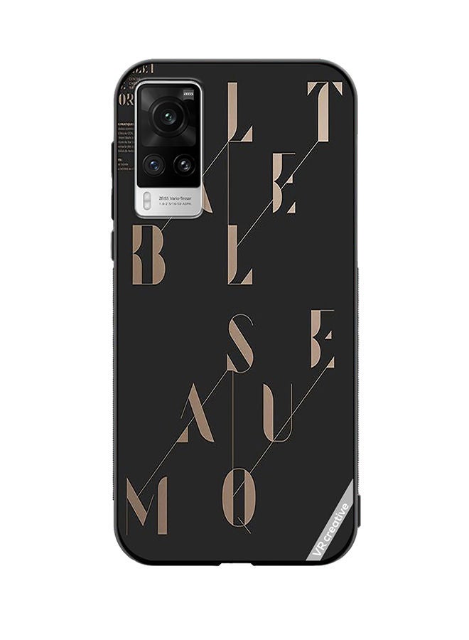 VR CREATIVE Protective Case Cover For Vivo X60 Pro Ballet Masque Design Multicolour - Image 1