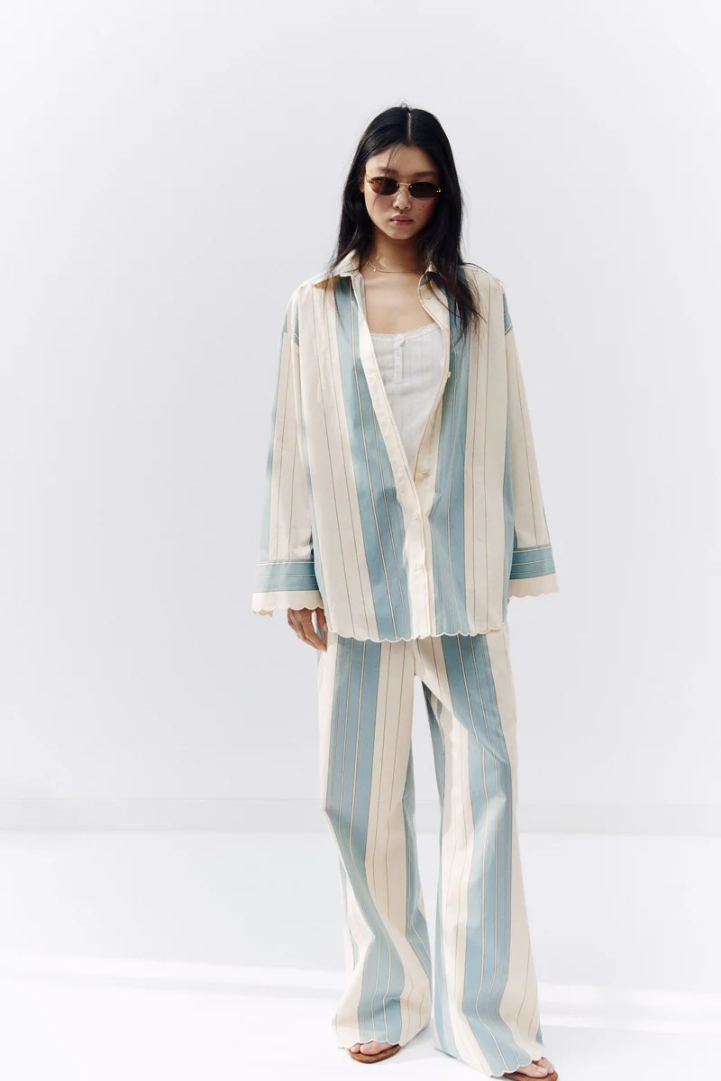 H&M Oversized poplin shirt