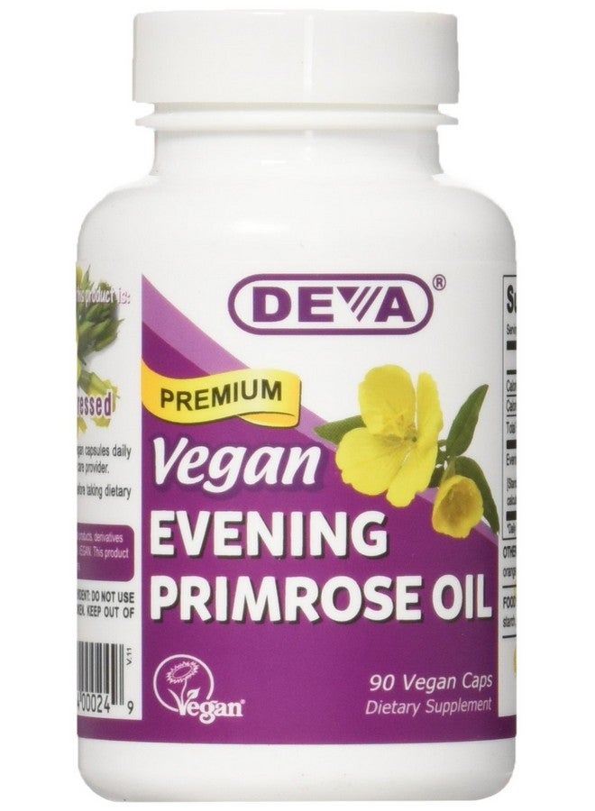 Deva Nutrition Deva Vegan Vitamins Evening Primrose Oil Vcap 90 Count - Image 1