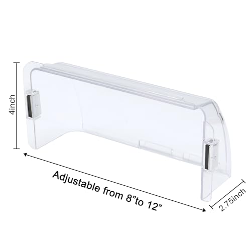 DGQ Unbreakable Air Deflector 8" to 12" Adjustable Heat and Air Vent Deflector Magnetic for Floor Registers, Also Work for Vents, Sidewall, and Ceiling Registers - Image 2