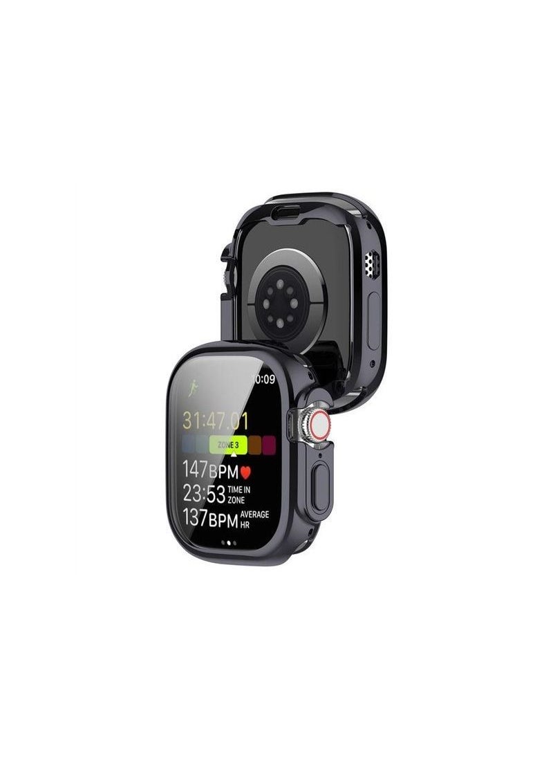 TWEGGON - Apple Watch Ultra Case Soft TPU Screen Protective Case for Apple Watch Ultra 49MM Black - Image 1