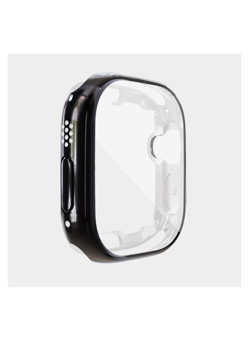 TWEGGON - Apple Watch Ultra Case Soft TPU Screen Protective Case for Apple Watch Ultra 49MM Black - Image 1