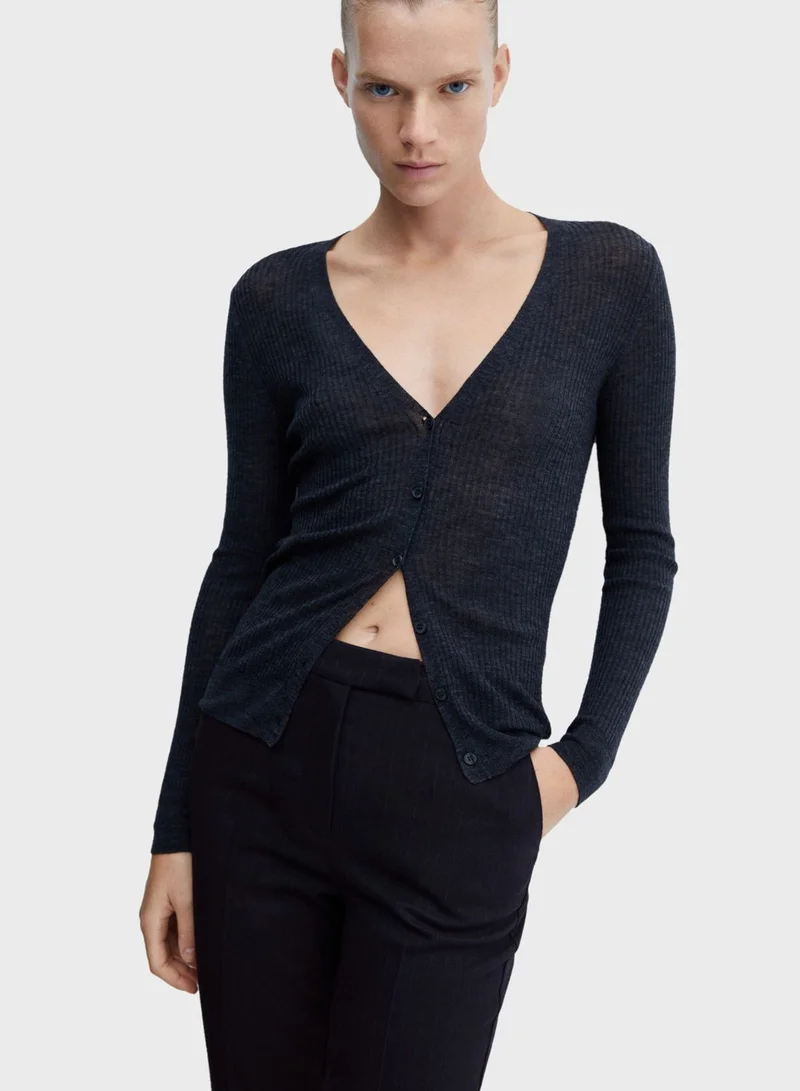 MANGO Mid-rise skinny trousers