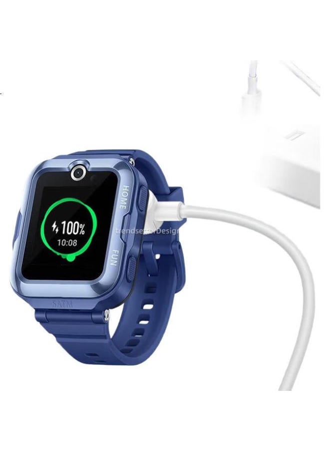 Trendy Style Chuanfan Compatible Charging Cable And Charger For Huawei Children'S Watch, Suitable For 5/5Pro/5 Active Edition/5X/5Xpro/4X/4X New Glory Edition/4Pro, Magnetic Data Cable Accessory - Image 1