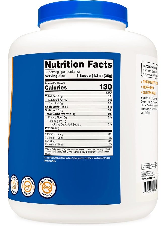 Nutricost عزل بروتين مصل اللبن 5 أرطال بدون نكهة - Image 5