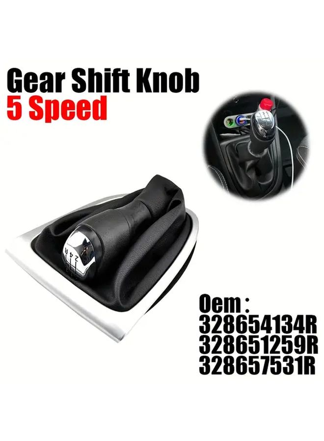 For Renault Clio 4 MK4 5 Speed Manual Gear Shift Knob Shifter Lever Handle Durable Interior Accessory - Image 1