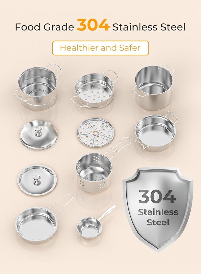 Children's real cooking mini small kitchen toy - Image 5