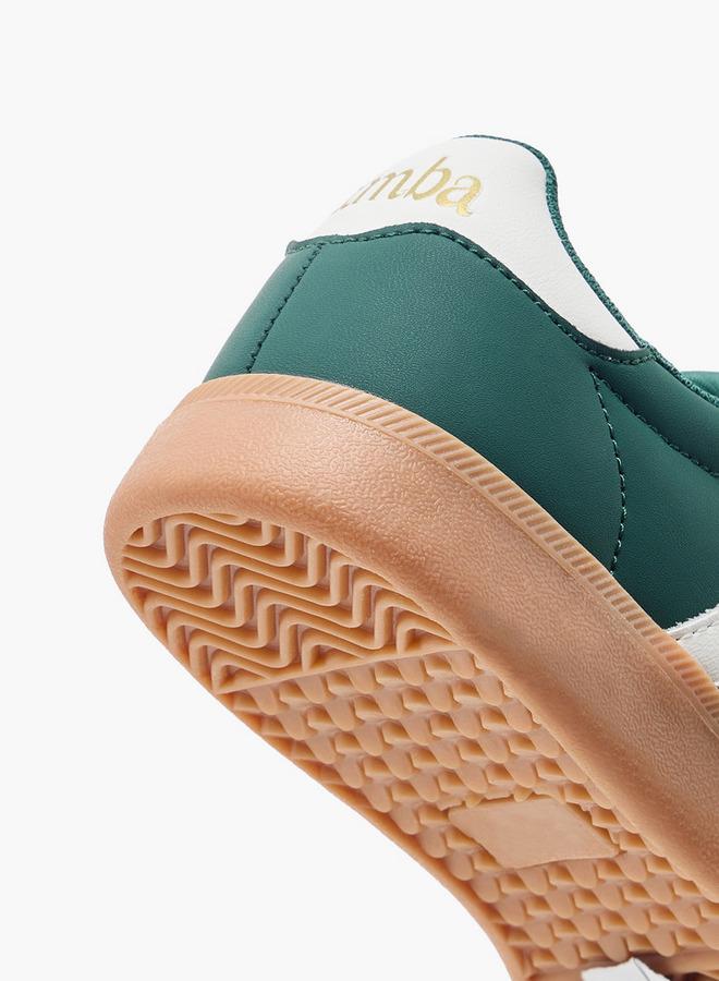 SAMBA Women's Panelled Ankle Sneakers with Lace-Up Closure - Image 5