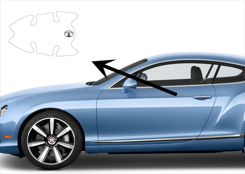 BIG FLAG CARMARK 2D Skin Type Transparent Car Door Handle Cup Scratch Guard Sticker Universal for Specific Brand (Pack of 4) (2DDRVAR) (NEXON_Tiago_TIGOR) - Image 2