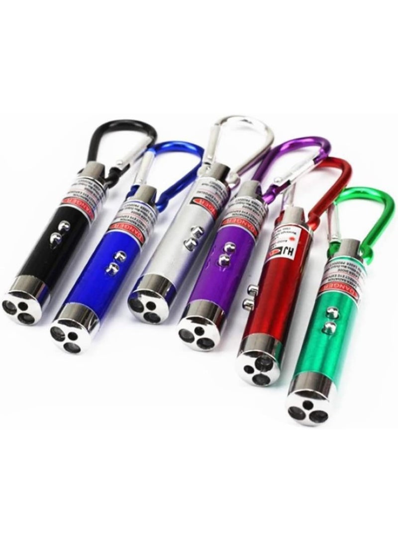 Beauenty LED flashlight headlamp with red laser, silver color - Image 4