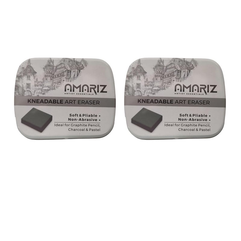 AMARIZ Artist Essentials Kneadable Art Eraser in a Pack of Two (02) - Image 2