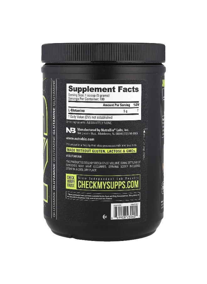 NutraBio NutraBio, Glutamine, 1.1 lb (500 g)  - Image 2