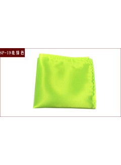 Generic Mens Formal Pocket Squares Solid Colors SP-19 Bright Green 